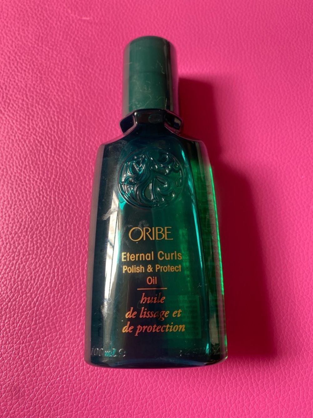 Oribe Eternal Curls Polish & Protect Oil — Green Bottle with Gold Lettering
